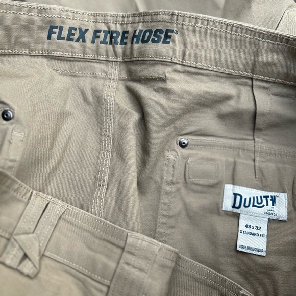 Duluth Trading Co. DuluthFlex Fire Hose Relaxed Fit Canvas Cargo Work Pant 48x32 - Picture 7 of 9